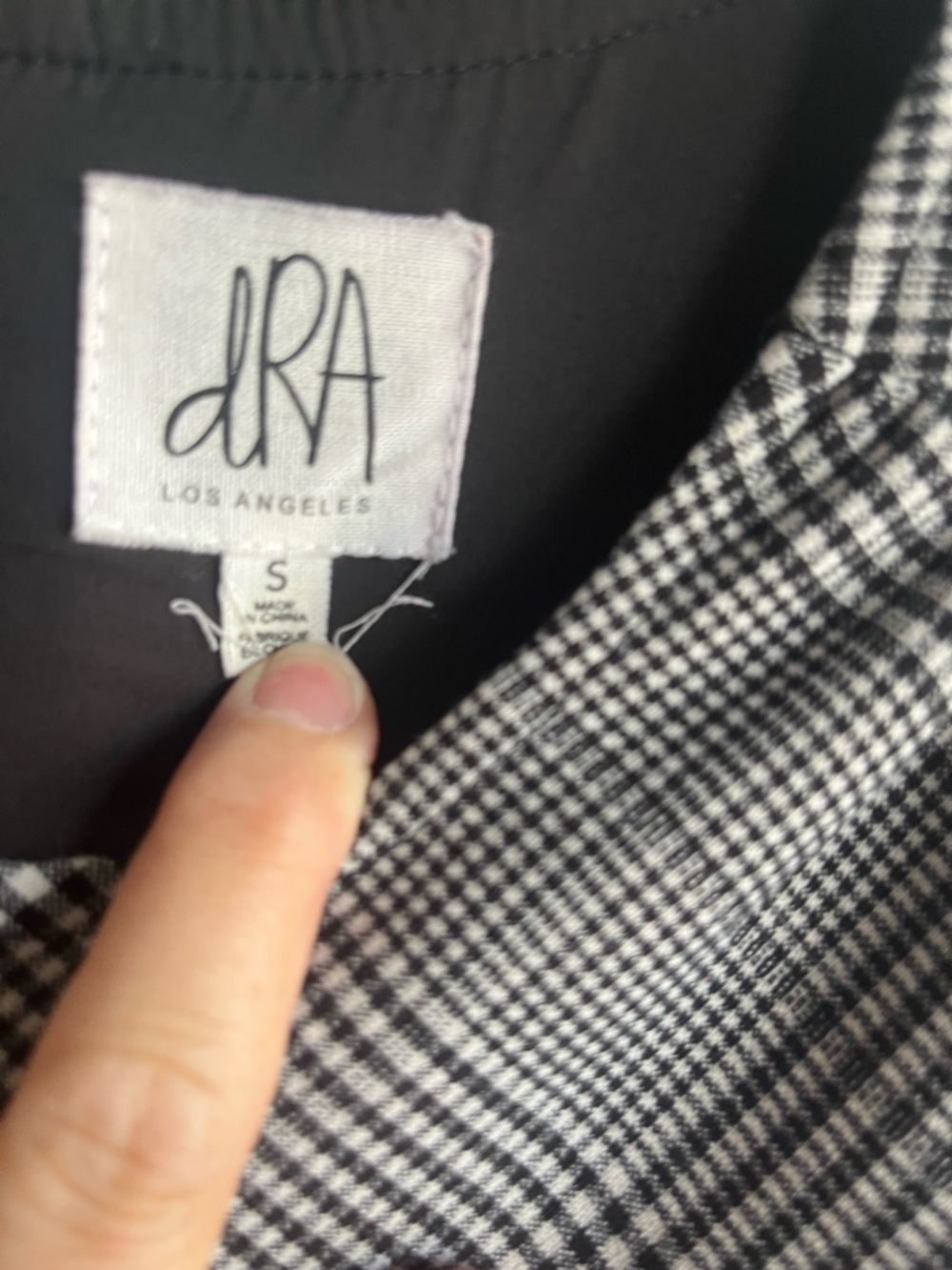 dRA Los Angeles black and white dress - Picture 4 of 5